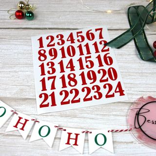 Advent number decals: listing photo 2