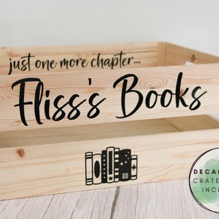 Book lover’s crate decals: listing photo 2