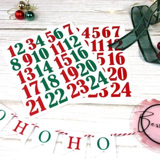 Advent number decals: listing photo 3