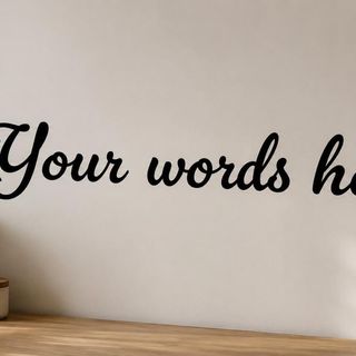 Personalised vinyl lettering: listing photo 3