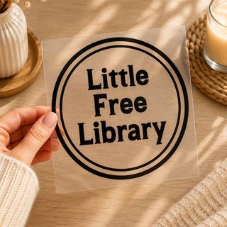 Little Free Library decal: listing photo 3