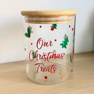 Christmas treats jar: listing photo 3