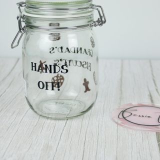 Personalised biscuit jar: listing photo 3