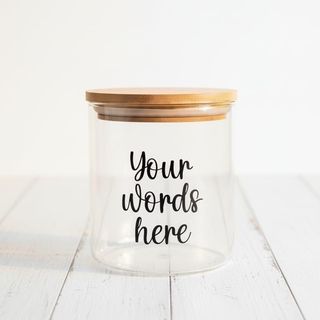 Personalised treat jar: listing photo 3