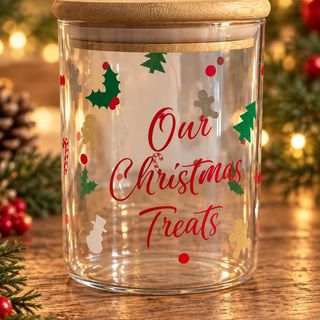 Christmas treats jar: listing photo 4