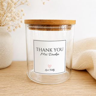 Teacher thank-you sweet jar: listing photo 5