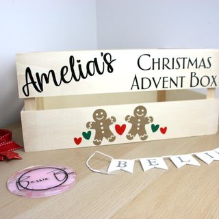 Gingerbread Christmas Eve crate: listing photo 6